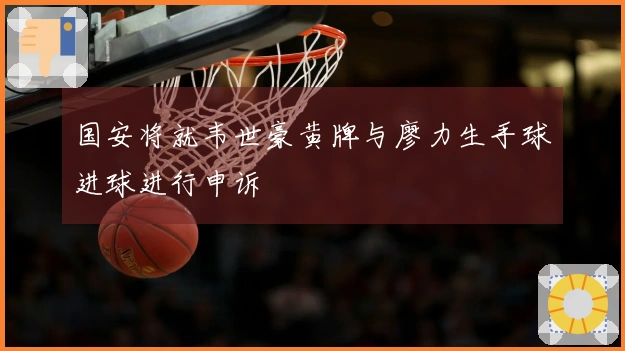 国安将就韦世豪黄牌与廖力生手球进球进行申诉